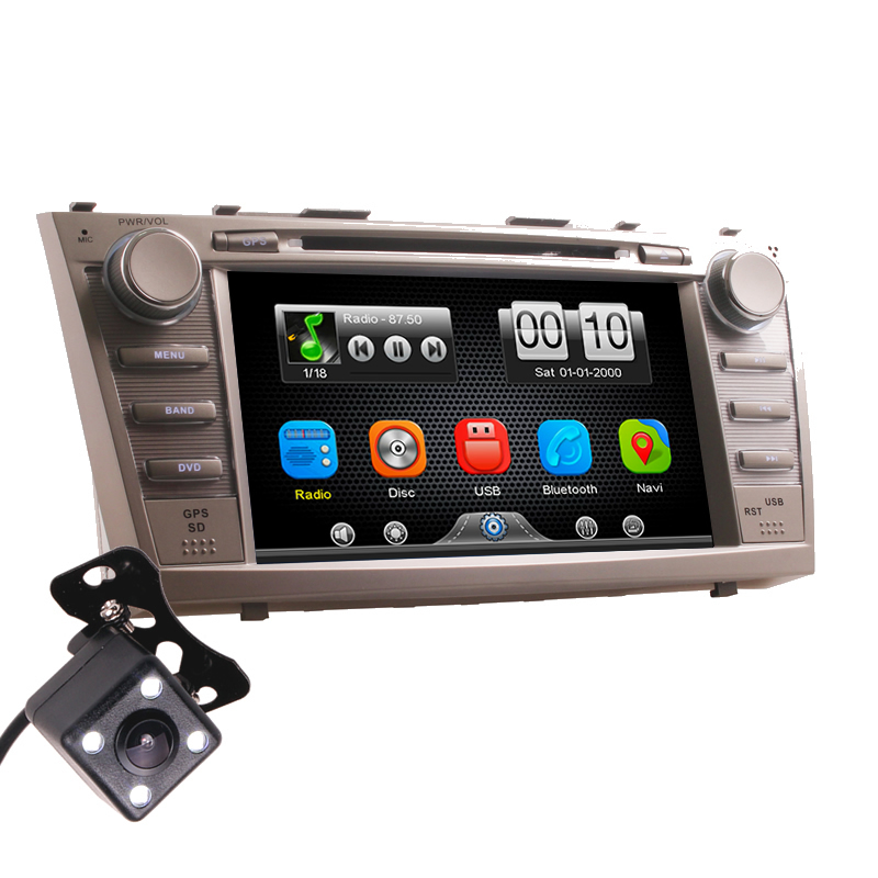 2Din Car In Dash DVD Head Unit Stereos with Reverse Camera for Toyota Camry 2007-2011 (Without GPS)