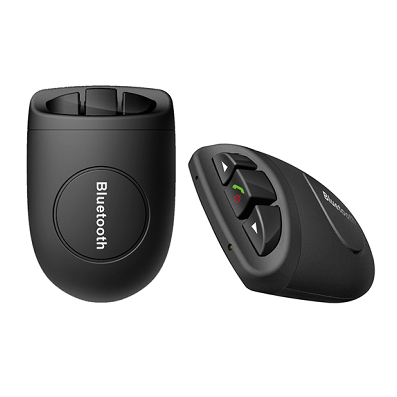 Wireless Bluetooth 4.0 Car Steering Wheel Control Style Speaker Headset Phone Hands Free Kit for Sma