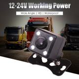 Car Truck Bus 12V 24V Reverse Rear View Parking Backup Camera for Monitor Head Unit
