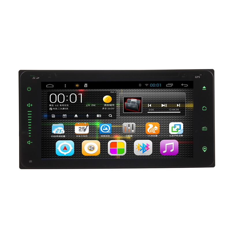6.95 Inch Quad Core 2DIN Android OS Car Dash Player GPS WIFI   for Toyota Corolla EX