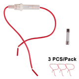 2A In Line Blade Fuse Holder Power Extension Cable for Car Electronics DVR 