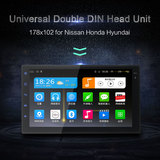 7Inch Universal 2DIN Android Quad Core Car In Dash WIFI Bluetooth Hean Unit Stereos for Nissan Honda
